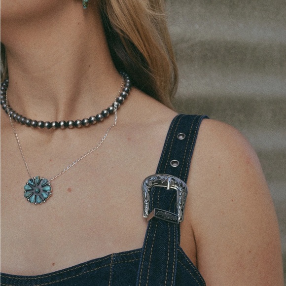 Stylish Dark Blue Denim Dress - Picture 6 of 16